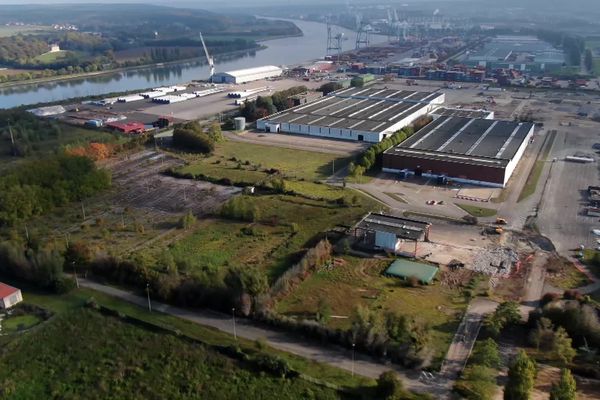 La future sucrerie ASK pourrait voir le jour en 2025 à Moulineaux (Seine-Maritime) sur une friche de 75 hectares.