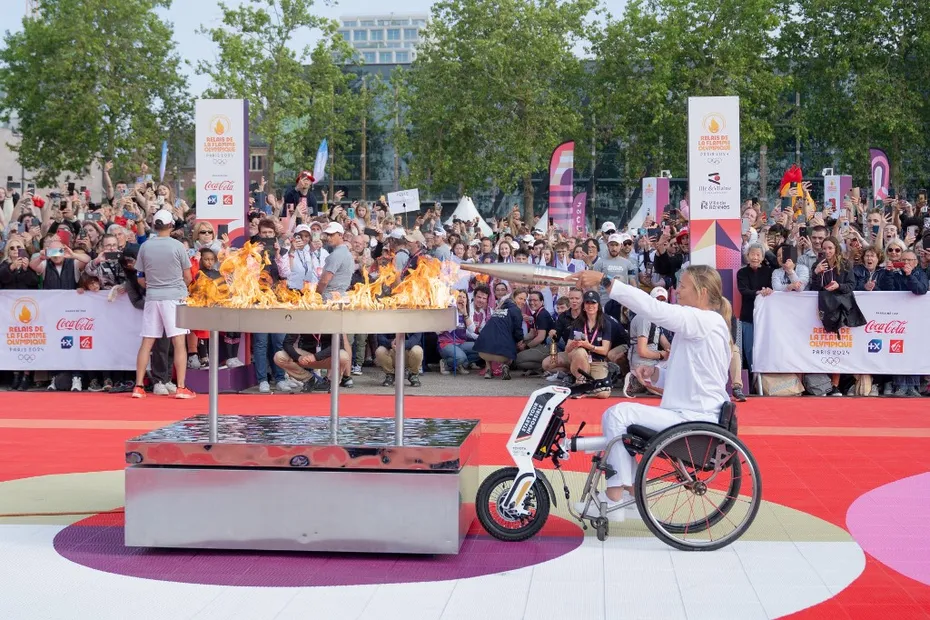 Jeux paralympiques de Paris 2024. Perle Bouge, Alexandre Léauté, Thu...