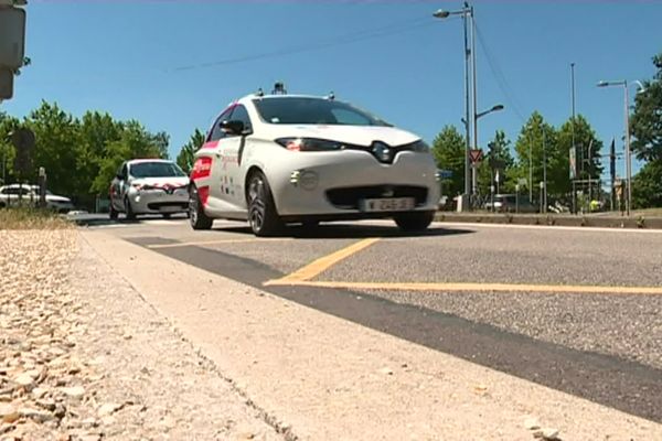 Voiture autonome dans l'agglomération de Rouen