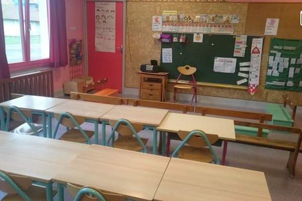 L'une des photos d'une classe maternelle de l'école Vauthier mise en ligne sur le site internet leboncoin