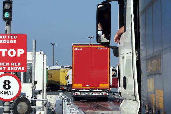 L'interpellation a été réalisée lors d'un contrôle au port de Calais (archive).