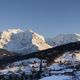 Combloux, en Haute-Savoie. De fortes chutes de neige sont attendues de jeudi à vendredi sur les sommets des Alpes du Nord.