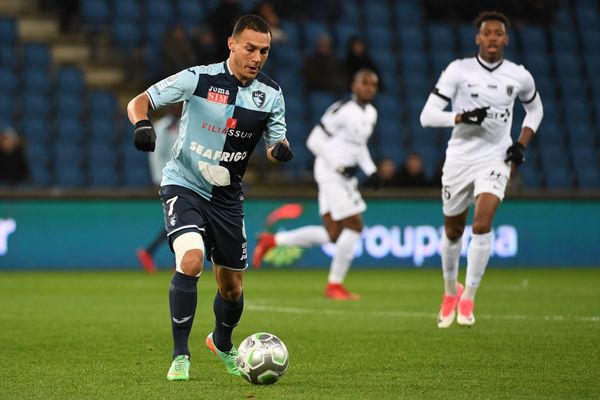 Jean-Pascal Fontaine, auteur du seul but havrais du match