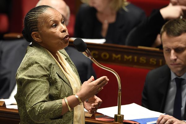 Christiane Taubira à l'Assemblée Nationale, le 20 janvier 2016. L'éloquence de la femme politique se retrouvera-t-elle dans LE festival de théâtre ?