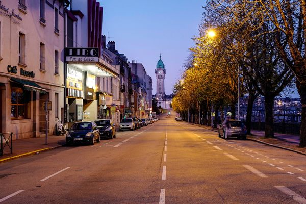 Limoges vidée de ses habitants lors du premier confinement le 1er avril 2020