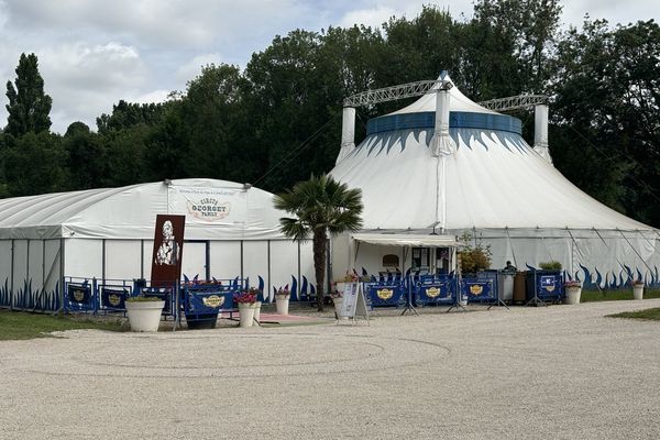 Le cirque Georget s'est installé dans la commune de Luynes, en Indre-et-Loire.