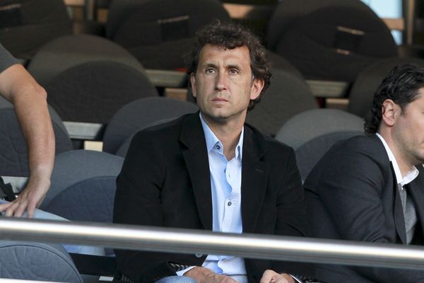 Gilles Grimandi, ici lors d'un match dans les tribunes du parc des Princes en 2011, quitte l'OGC Nice. 