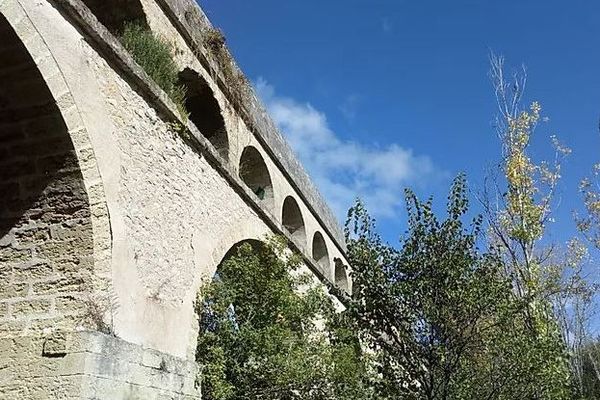 L'aqueduc de Saint-Clément, l'un des lieux sanctuarisés par la charte de bonne conduite environnementale signée par les trois listes en lice pour le second tour des élections municipales à Montpellier.