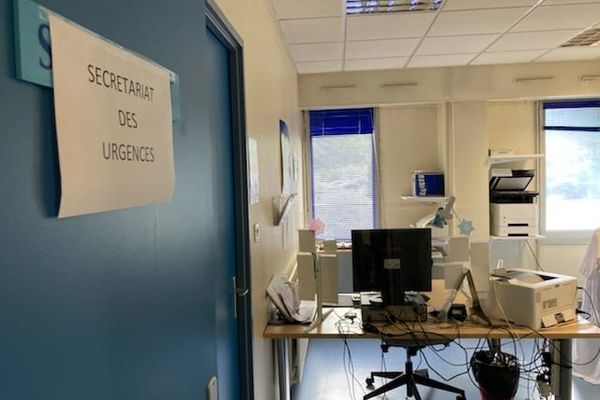 Secrétariat temporaire des urgences de l'hôpital de Decazeville