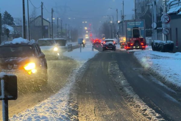 Circulation au ralenti jeudi dans le Nord-Pas-de-Calais.