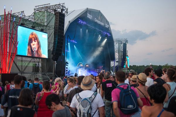 Lou Doillon sur la scène de la Green room