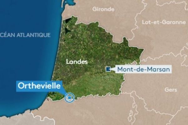 L'accident s'est produit à Ortheveille, au sud des Landes. 