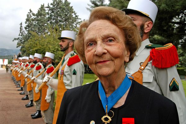 Geneviève de Galard à Aubagne en septembre 2009.