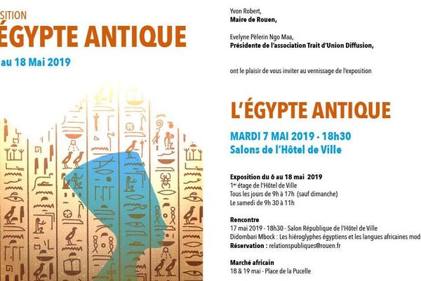 L'affiche de l'exposition "L'Egypte Antique"