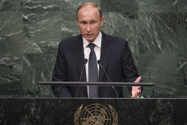 Vladimir Poutine à la tribune de l'ONU 