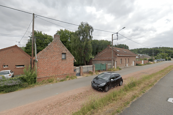 La rue du Marais à Férin, où habitait l'octogénaire poignardée ce lundi.