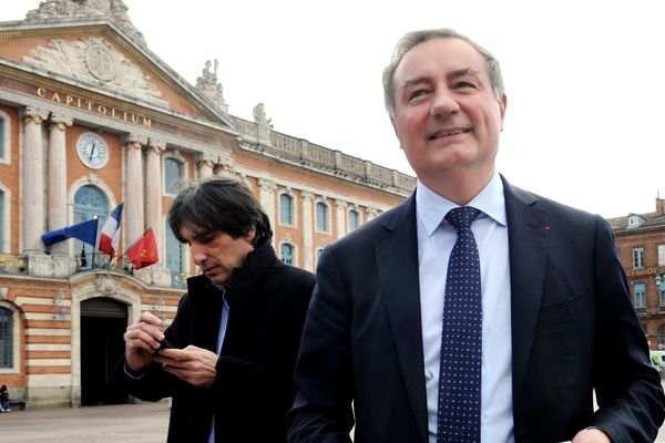 Le nouveau maire de Toulouse Jean-Luc Moudenc, le lendemain de son élection.