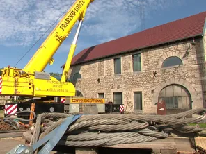 La grue était programmée depuis plusieurs semaines.