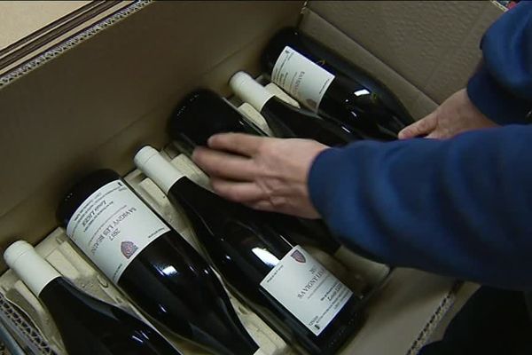 Commande de vins pour les Etats-Unis