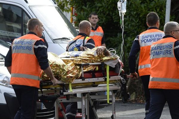 Les premiers secours arrivés dans la commune de Puisseguin