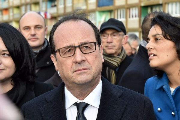 François Hollande ce mardi à Boulogne-sur-mer. 