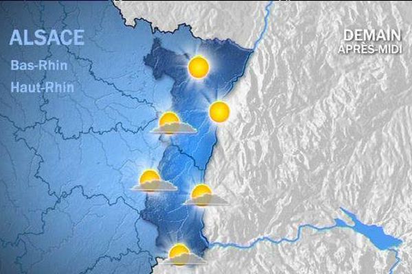 Les prévisions météo pour le lundi 6 juillet 2015