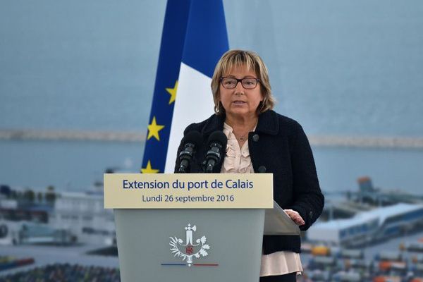 Natacha Bouchart, maire de Calais, ce lundi 26 septembre 2016.