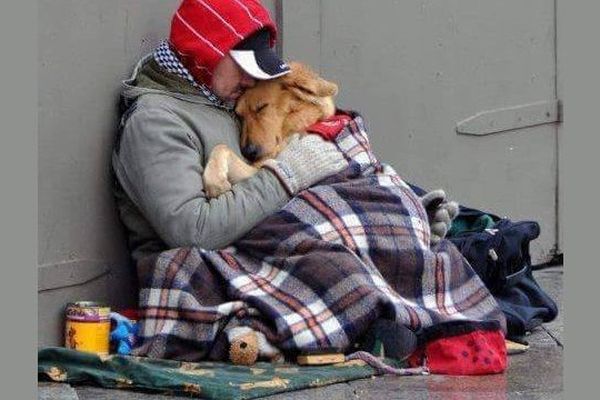 Photo extraite de la page facebook "Solidarité SDF Blois"