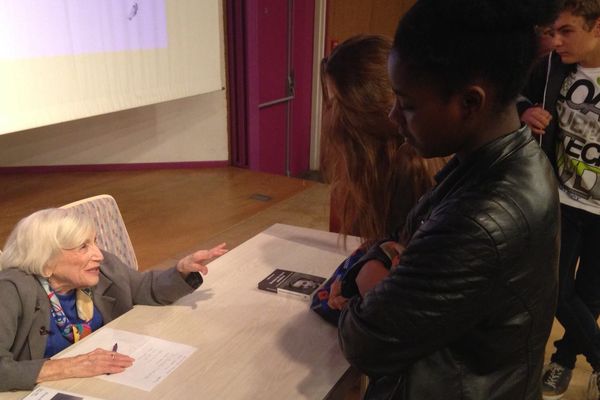 Marthe Cohn au lycée De La Salle lundi 17 octobre à Metz