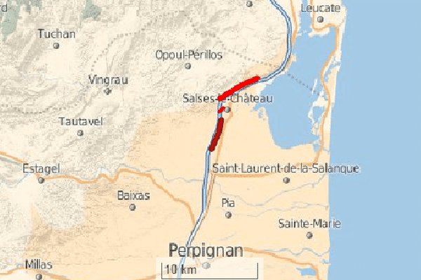 A9 coupée entre Narbonne et Perpignan après l'accident d'un poids lourd