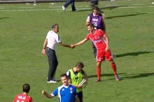 Nîmes - les Gardois ont battu Caen 2 buts à 1 - 5 octobre 2013.