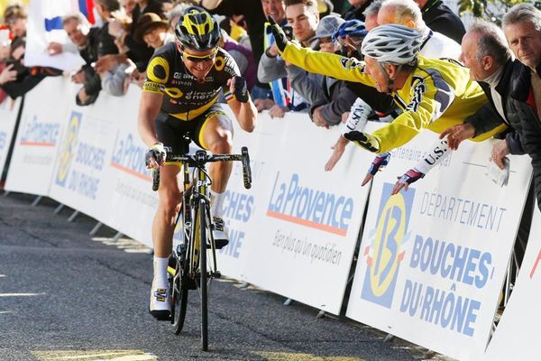 Thomas Voeckler est arrivé en tête de cette première étape du Tour La Provence.