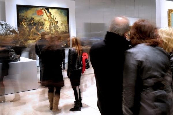 "La liberté guidant le peuple" de Delacroix au Louvre-Lens.