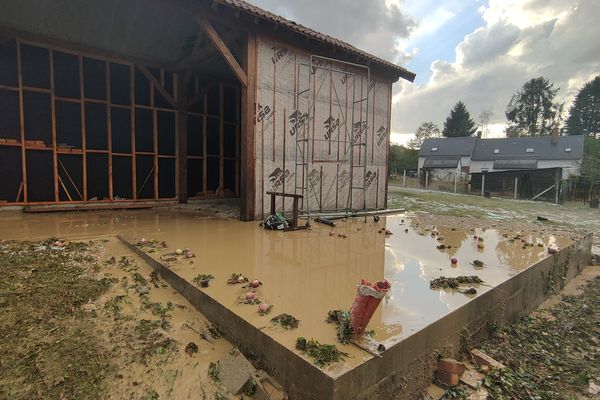 Les gros orages ont causé des dégâts à Oizon.