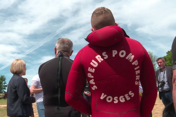 Journée de prévention pour alerter sur les risques de noyades dans les Vosges, au lac de Bouzey.