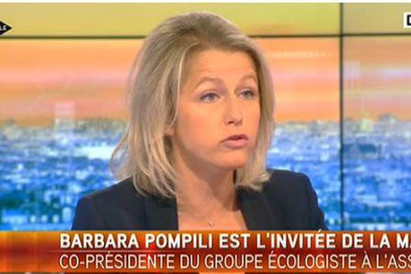 Barbara Pompili invitée de la matinale d'iTELE le 21 juillet 2015 (capture d'écran)