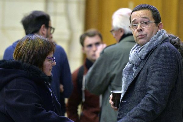 Nicolas Bonnemaison lors de son procès en appel à Angers le 21 octobre 2015