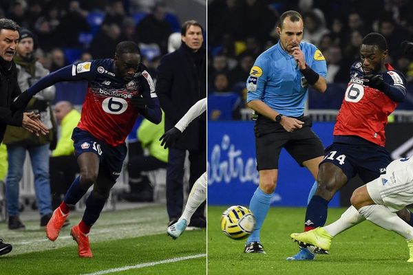 Jonathan Ikoné et Jonathan Bamba contre Lyon mardi en demi-finale de la Coupe de la Ligue.