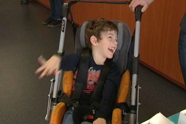 Saverne : le sourire d'Erwan, enfant polyhandicapé au centre d'une zumba géante