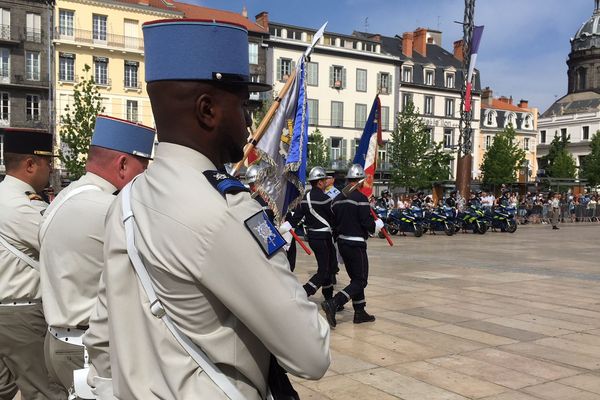 Les célébrations du 14 juillet ont eu lieu Place de Jaude à Clermont-Ferrand