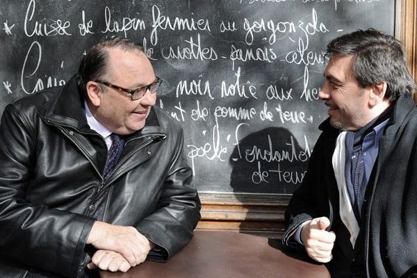 Patrick Mennucci (PS) et Jean-Marc Coppola (Front de gauche) unis pour le deuxième tour des Municipales à Marseille