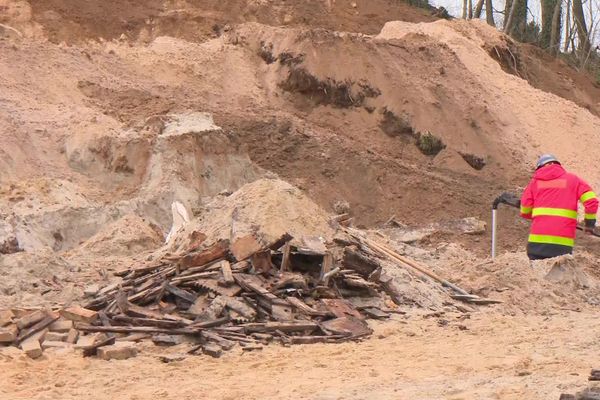 La découverte a eu lieu sur un chantier à Brimont, dans la Marne.