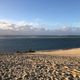 Les éclaircies se feront une place entre les passages nuageux. (Vue du banc d'Arguin depuis la dune du Pilat).