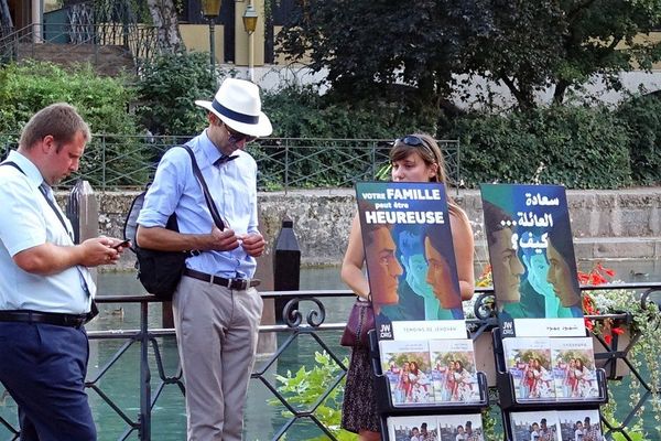 Témoins de Jéhovah à Annecy, photo d'illustration.