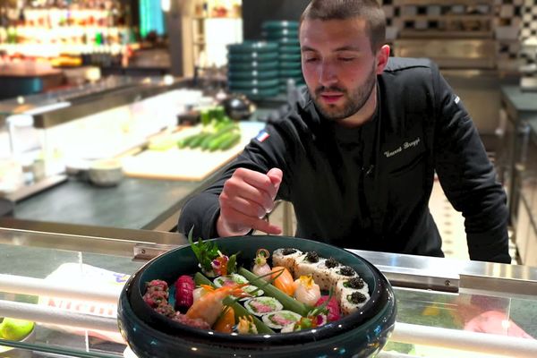 Vincent Broggi a décroché le 23 août dernier le titre de champion du monde de sushis, à Tokyo.