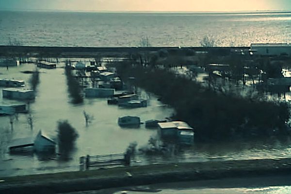 La Faute-sur-Mer inondée lors de la tempête Xynthia