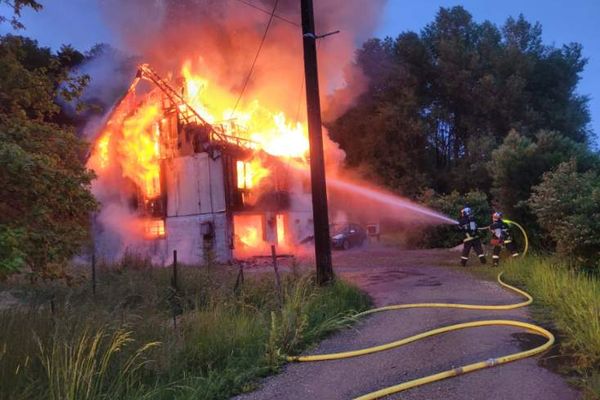 Incendie d'une maison à Champagney le 30 mai 2024