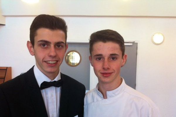 Clément Biette et Pierre Leroi représentaient la Normandie et ont remporté la finale du concours Escoffier.