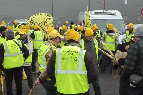 La manifestation était organisée par le syndicat agricole Coordination Rurale