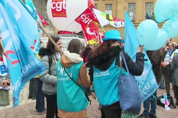 Manifestation à Metz ce samedi 18 mars 2023 contre la réforme des retraites